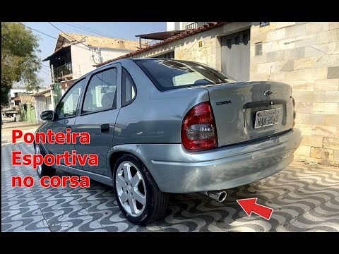 Colocando Ponteira Esportiva no corsa