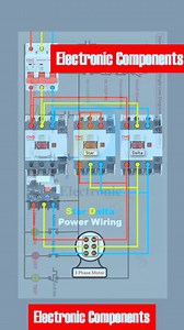 132K views · 2.2K reactions | Star Delta Motor Starter power wiring and control diagram | 퐄퐥퐞퐜퐭퐫퐨퐧퐢퐜 퐂퐨퐦퐩퐨퐧퐞퐧퐭퐬 | Facebook