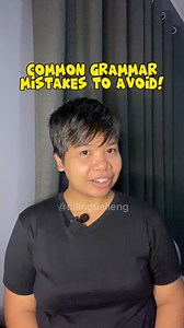 COMMON GRAMMAR MISTAKES TO AVOID #bilingualleng #oneminuteenglish #esltutor #englishgrammar #AmericanEnglish #esl #everyone #followers | Bilingual Leng
