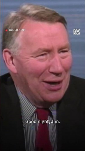 Robert MacNeil's last goodbye from the NewsHour anchor desk