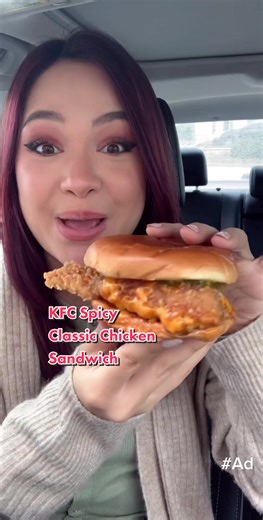 KFC Spicy Classic Chicken Sandwich Taste Test Review