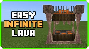 How To Get Infinite Lava In Minecraft Bedrock Edition 1.17 Minecraft Map