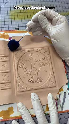 Magical Leather Dyeing: Satisfying Journal Cover Transformation