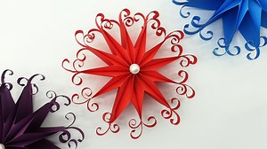 749K views · 250 reactions | Christmas Snowflakes Very Easy Making Tutorial At Home. #snowflakes #christmasornaments #treeornaments #papersnowflakes #snowflake #chrismtascrafts | Origami Art & Crafts | Facebook