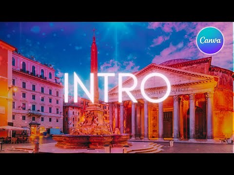How To Make YouTube INTRO in Canva