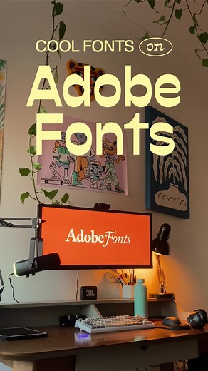 Discover Cool Fonts for Design with Adobe Fonts