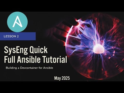 Ansible Tutorial 02 - Building a Devcontainer for Ansible