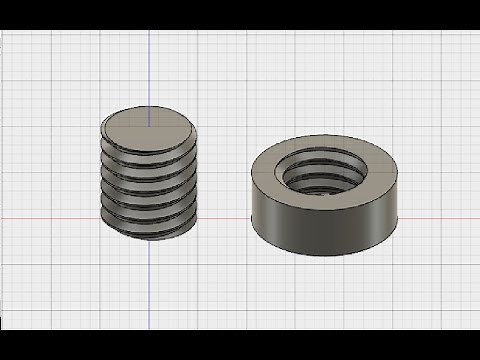 3D Printing - How To Make Threads In Fusion 360