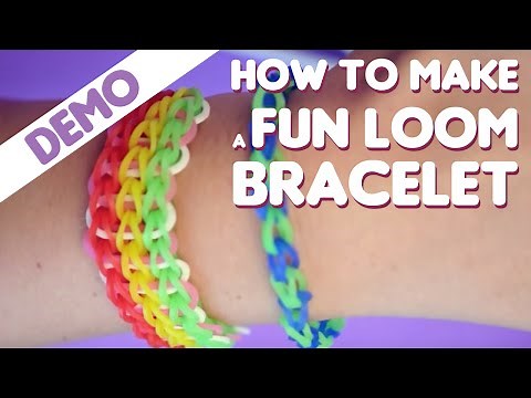 Fun Loom - How to make a bracelet video