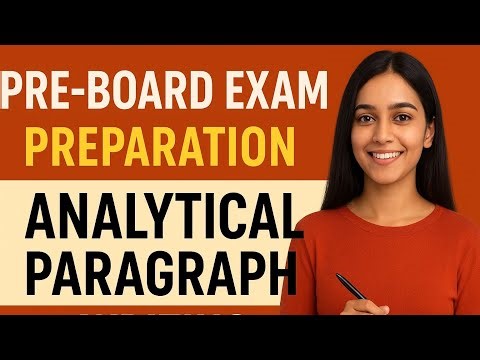Analytical paragraph kaise likhen | how to write analytical paragraph | class 10 Pre board exam 2025