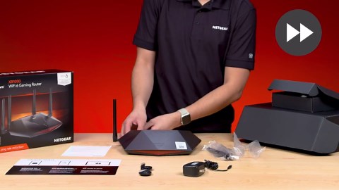 NETGEAR Nighthawk Pro Gaming 6-Stream WiFi 6 Router (XR1000) - Security Features, AX5400 Wireless Speed (up to 5.4Gbps), DumaOS 3.0 Optimizes Lag-Free Server Connections, 4 x 1G Ethernet Ports