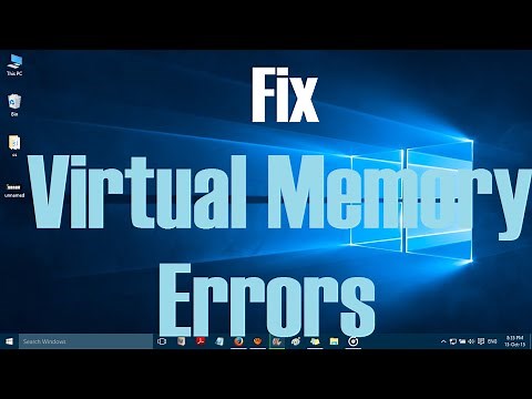 How to fix virtual memory errors in Windows 10