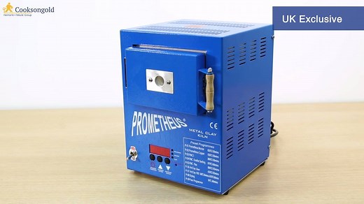 The Prometheus Mini Kiln Pro1-PRG Preset For Metal Clay (855 1009) is a dedicated jewellery kiln now available from Cooksongold, that comes with eight pre-set programs. This mini jewellery kiln is perfect for several tasks for specific use when firing metal clays, including Prometheus, PMC and more. You can order yours from Cooksongold here: http://bit.ly/2m1WoR2 | Cooksongold