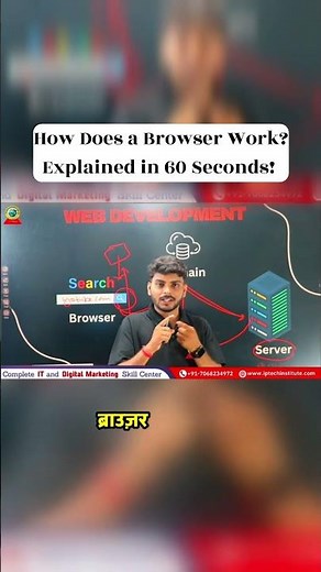 How Does a Browser Work? | Explained in 60 Seconds! #browser #webdevelopment #programming