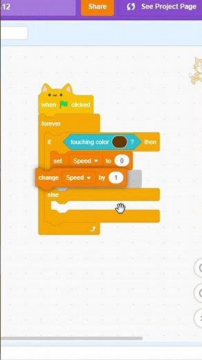 Try this🔥 How to make Jump and Gravity in scratch #scratchers #gaming #moveonestick #scratch #games