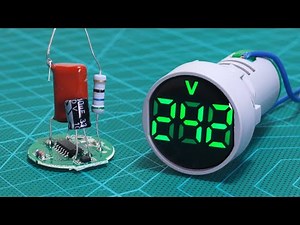 Mains 220v ac panel meter test and teardown