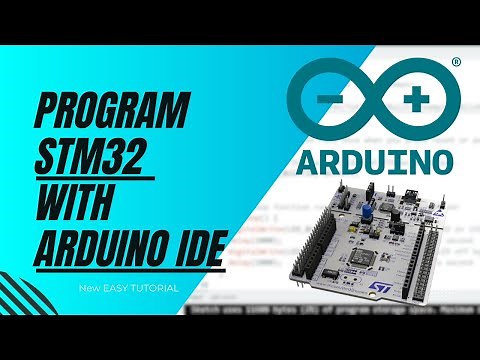 How to Program an STM32 microcontroller with the Arduino IDE. STM32duino NEW EASY TUTORIAL.