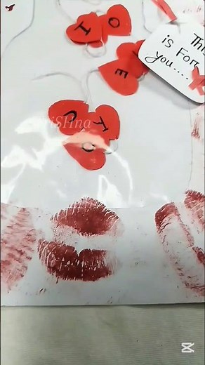 Love💗 Jar Card Idea | Lipstick Kiss DIY Gift🎁 for Someone✨ Special 💋❤️