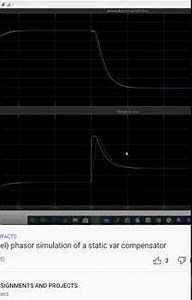 SVC phasor model phasor simulation of a static var compensator