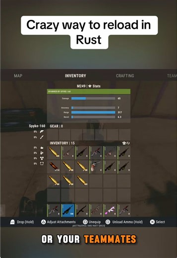 Crazy Reload Glitch in Rust Console Edition