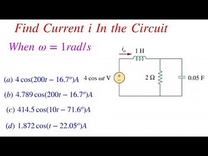How To Find Current || Circuit Analysis Solved Problem || AC Current