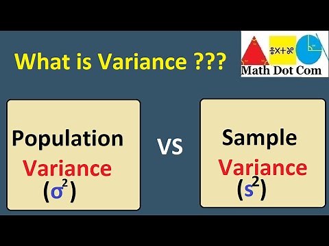 Understanding Variance: Population Variance vs Sample Variance | Complete Guide | Math Dot Com