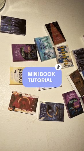 Mini Book Template Tutorial