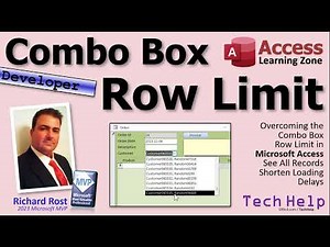 Overcoming the Combo Box Row Limit in Microsoft Access. See All Records, Shorten Loading Delays