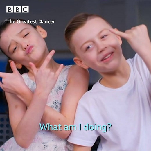 The two cutest dancers, possibly of all time, who are in with a shot of becoming The Greatest Dancer. 😍 | BBC One