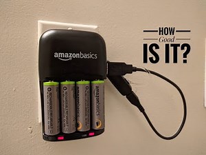 Unboxing Amazon Basics Battery Charger & High Capacity Batteries