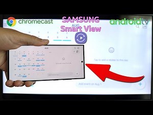 Samsung SmartView Mirror Screen to Chromecast - Android TV