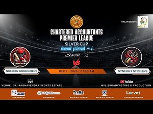 CAPL SEASON - 2 || SILVER CUP SEMI FINAL - 1 || MATCH - 34 || NUMBER CRUNCHERS v/s SYNERGY STRIKERS