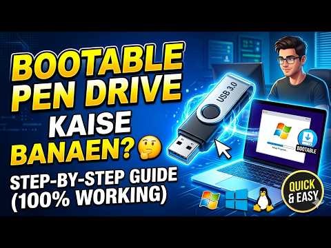 Create a Bootable USB in 5 Minutes! (Easiest Method) | How to Make a Bootable USB Drive (No Errors!)