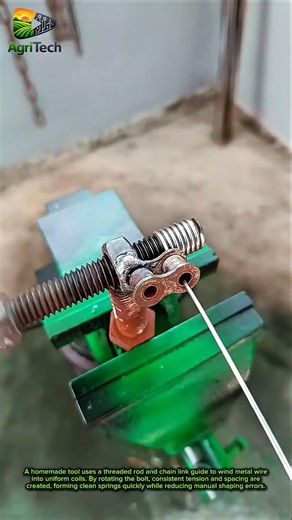 Smart DIY Tool Bends Perfect Springs With Simple Mechanics