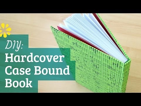 DIY Hardcover Book | Case Bookbinding Tutorial | Sea Lemon
