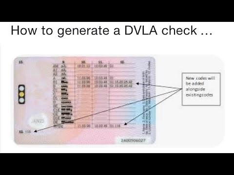 How do I Get a Driving Licence Check Code