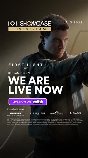 🚨 The moment is here. The IOI Showcase is LIVE — Hitman, 007 First Light, Mindseye, surprise guests, and exclusive reveals. Everything you’ve been waiting for is streaming right now. Don’t miss it — click the link | IO Interactive