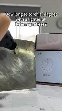 We Tried to Demagnetize This Magnet with Fire!🔥