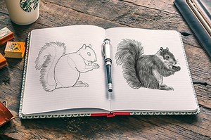 How to Draw a Squirrel - A Step-by-Step Squirrel Drawing Guide
