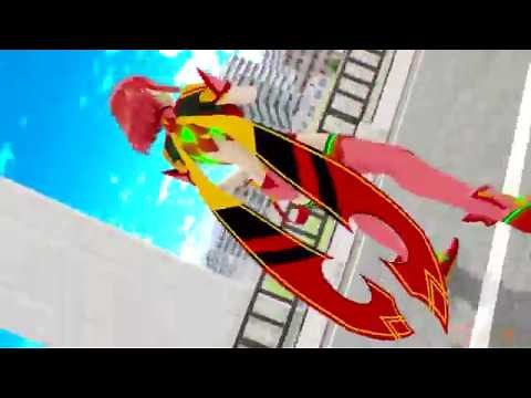 [MMD shrink/growth giantess]Pyra mode v7.0 anniversary! (Ghost rules)