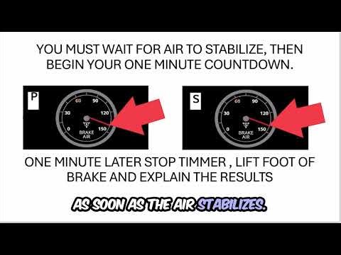 CDL CLASS A IN CAB AIR BAKE TEST