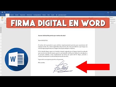Como Hacer una Firma Digital en Word