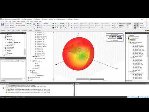 RF Simulation with ANSYS HFSS - Chip Antenna Radiation Pattern