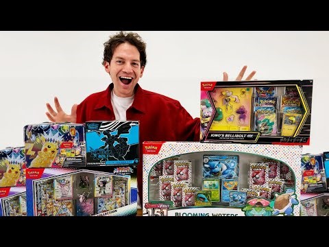 I OPEN MY ENTIRE SEALED POKEMON COLLECTION
