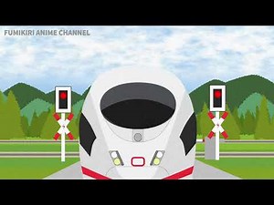 German level crossing and ICE high-speed trains Przejazd kolejowy ｜ドイツの電車と踏切アニメ【外国の踏切シリーズ】