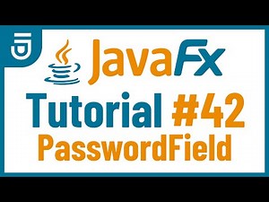 PasswordField | JavaFX GUI Tutorial for Beginners