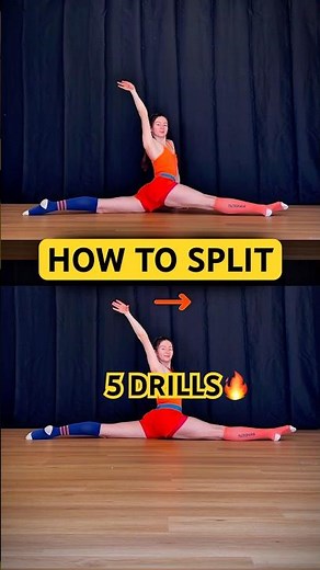 5 Exercises to Get Your Splits Faster😎 (Beginner to Pro) #flexibility #yoga #stretching #shorts