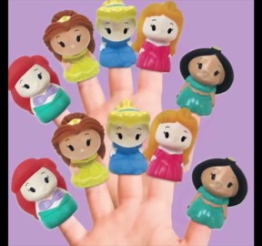 Disney Mickey Mouse & Friends Finger Puppets - Party Favors, Educational, Bath Toys