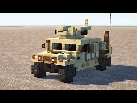 Minecraft Humvee M1151 [2.5:1] Tutorial
