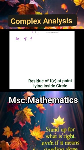 How to find Residue | Msc.Mathematics #complexanalysis #ugcnetmaths #mathematics #csirnetmaths